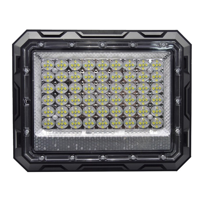 Proiector LED cu panou solar, 100W, telecomanda, ZS56013