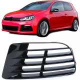 Capac Grila de Ventilatie Negru potrivit pentru Bumper R20 Stang pentru VW Golf 6 5K1 09-13 Performance AutoTuning