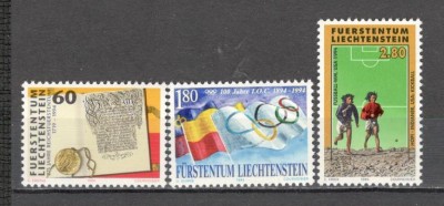 Liechtenstein.1994 Aniversari si evenimente SL.254 foto