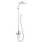 Sistem de Dus cu Para si Pipa Pivotanta Lemark Melange LM4962CW Crom / Alb