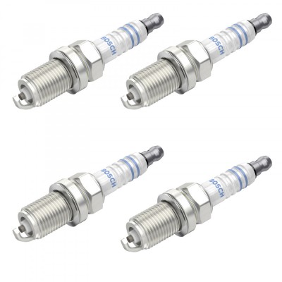 Set 4 bujii scanteie Bosch pentru Audi A6 C4 2.8 benzina 174 cp 128 kw foto
