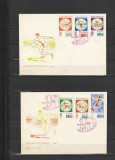 RO - FDC -JOCURILE BALCANICE DE ATLETISM BUCURESTI ( LP 586 ) 1964 ( 2 DIN 2 )