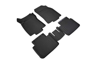 SET COVORASE AUTO CAUCIUC FIT NISSAN X-TRAIL (T32) 3D (2013-) - 5 PCS foto