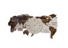 Ceas de perete harta maro 78cm, plastic, analogic, quartz, cifre arabe, modern