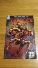 TMNT Teenage Mutant Ninja Turtles Free Comic Book Day BD Benzi desenate Engleza foto