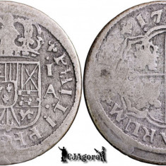 1726 MA, 1 Real - Filip al V-lea - Madrid - Regatul Spaniei | KM 298