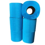 Cumpara ieftin Hartie igienica albastra, 3 straturi, 6 role