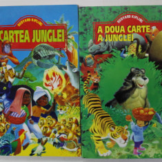 CARTEA JUNGLEI / A DOUA CARTE A JUNGLEI de RUDYARD KIPLING , 2 VOLUME , ANII '90