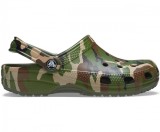 Saboti Crocs Classic Printed Camo Clog Verde - Army Green/Multi