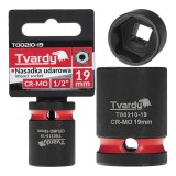 Cheie tubulara de impact cu 6 puncte, 1 / 2&quot;, 19 mm, Tvardy T00210-19