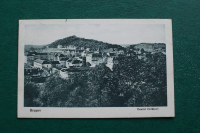 20ADE - Vedere - Carte postala - Brasov - Dealul cetatuiei foto