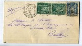 France 1892 Cover Paris R. du Vieux Colombier to Gand Belgium D.565