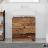 vidaXL Dulap Chiuvetă Lemn Vechi 59x37x59 cm Lemn Ingineresc