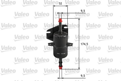VALEO 587018 filtru combustibil foto