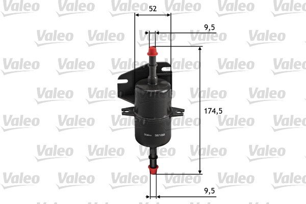 VALEO 587018 filtru combustibil
