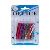Agrafe birou Office Cover P-5016, metalice, 50mm, diverse culori, blister 30 buc