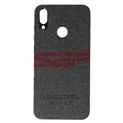 Toc TPU Leather Denim Huawei Y7 Prime 2019 / Y7 2019 Black foto