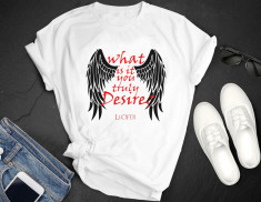 Tricou Personalizat , Bumbac ? Lucifer #6 foto