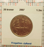 Danemarca 20 kroner 2007 - Fregatten Jylland - km 920 - G011, Europa