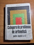 culegere de probleme de matematica - pentru clasele 4 - 6 - anul 1971