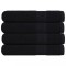 vidaXL Prosoape 4 buc Negru 100x200 cm 360 g/m&sup2; 100% bumbac 136963