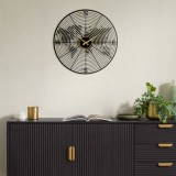 Cumpara ieftin Ceas de perete decorativ din metal Coordinate Negru 49x49 cm