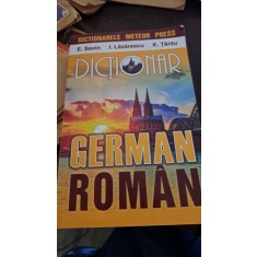 Dicționar german-rom&acirc;n de Savin,Lăzărescu și Ț&acirc;nțu