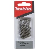Makita P-06052 - Set capete de insurubare profil PH2 10 bucati