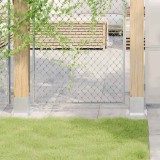 VidaXL Baze st&acirc;lp pătrate 4 buc Argintiu 121x121 mm Oțel galvanizat
