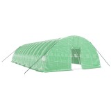 Sera cu cadru din otel, verde, 72 m&sup2;, 12x6x2,85 m