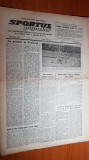 Sportul popular 21 mai 1953-competitiile cicliste,sah,fotbal flacara ploiesti