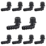 Cumpara ieftin Set 10 x Cot plastic pentru teava picurare, Flores, 16mm x 3/4", FE