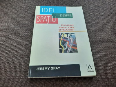 IDEI DESPRE SPATIU EUCLIDIAN,NEEUCLIDIAN SI RELATIVIST JEREMY GRAY RF22/3 foto