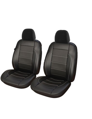Set huse scaun din piele Exclusive Leather King 2 buc