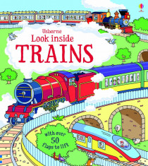 Look inside Trains - Carte Usborne (4+) foto
