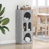vidaXL Bufet Gri Sonoma 40 x 35 x 100.5 cm Lemn compozit 891310