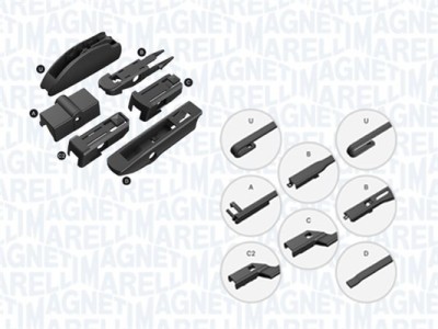 MAGNETI MARELLI 000713617430 lamela stergator foto