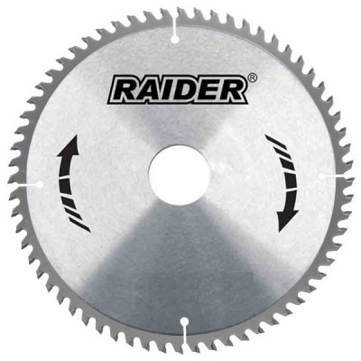 RAIDER Disc fierastrau circular pentru taieri In lemn 165x20mm, 24T foto
