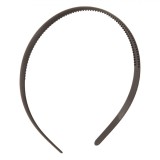 Bentiță Păr Femei, Finisaj Mat, Plastic, Negru, 1cm, Oem