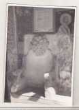 Bnk foto - Manastirea Cozia - Scaunul domnesc - anii `70, Alb-Negru, Romania de la 1950, Cladiri