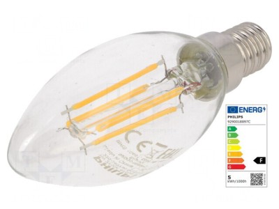 Lampă LED E14 Alb Cald 4,3W 2700K foto