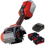 Einhell PICOBELLA 18/90 PXC + Twinpack + 4514095 - Perie pentru suprafete 120 mm + Set 2 acumulatori si incarcator Li-Ion 18 V 4 Ah