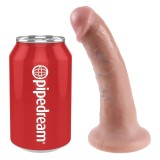 King Cock-6 Dildo Flesh 15.2 Cm-Ventuza