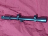 Luneta metalica 4x20 cu prindere 1,1 cm NEAGRA 26,5 c lung,Arma Airsoft,arbaleta
