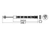 Filtru uscator aer conditionat Mahle, VOLKSWAGEN CC, 11.2011-12.2016; PASSAT (B6/B7), 07.2005-2015; PASSAT CC, 06.2008-01.2012, 30x350 mm, cartus usc
