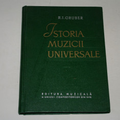 Istoria muzicii universale - R. I. Gruber - Vol. 1