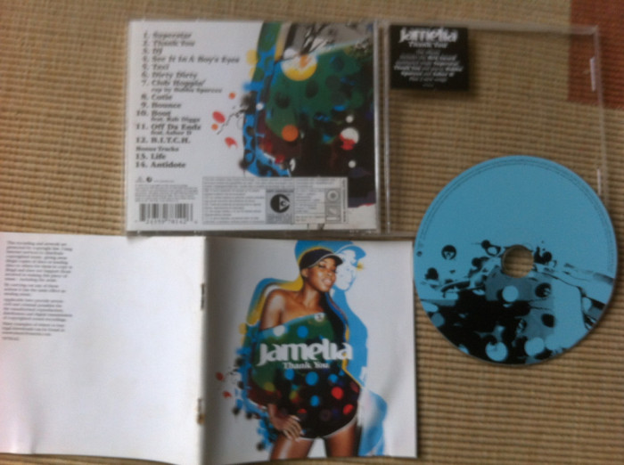 jamelia thank you 2004 cd disc copy protected muzica pop hip hop Parlophone VG++