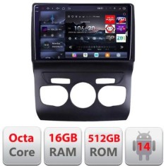 Navigatie Citroen C4 2011-2016 Edotec Kit-241 8 core QLED 2K 16+512 360 Android Waze USB Navigatie Internet Youtube Radio CarStore Technology