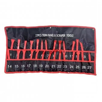 Trusa demontat tapitarie ,ornamente auto ,set 27 piese