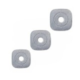Set 3 rezerva patrate Dreamramp, gri, pentru mop rotativ patrat